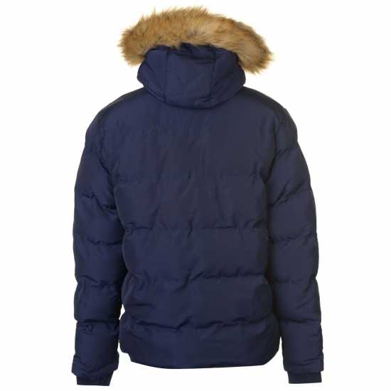Soulcal Мъжко Пухено Яке 2 Zip Bubble Jacket Mens Кралско синьо Мъжки якета и палта