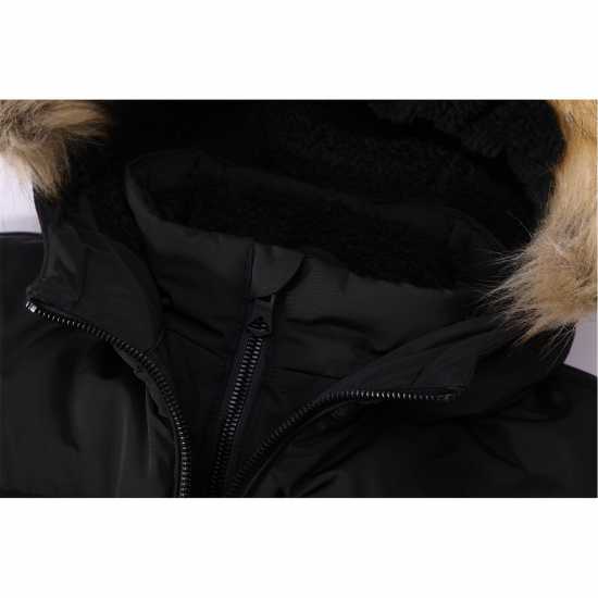 Soulcal Мъжко Пухено Яке 2 Zip Bubble Jacket Mens Черно Мъжки якета и палта