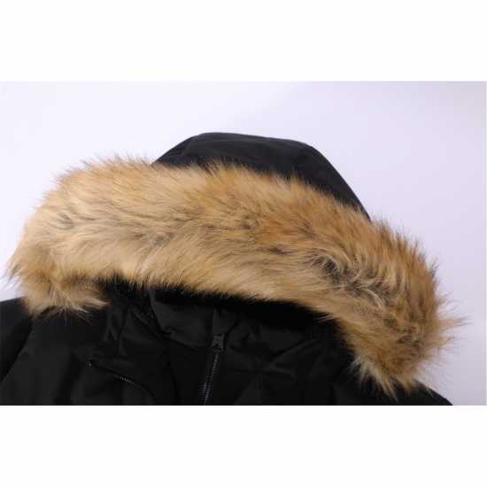 Soulcal Мъжко Пухено Яке 2 Zip Bubble Jacket Mens Черно Мъжки якета и палта