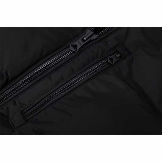 Soulcal Мъжко Пухено Яке 2 Zip Bubble Jacket Mens Черно Мъжки якета и палта