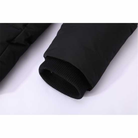 Soulcal Мъжко Пухено Яке 2 Zip Bubble Jacket Mens Черно Мъжки якета и палта