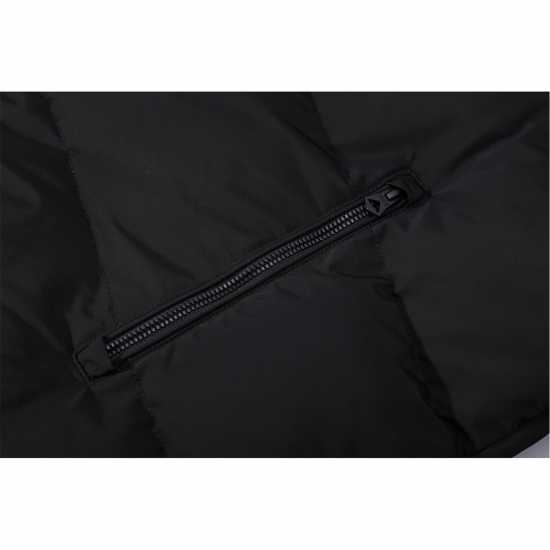 Soulcal Мъжко Пухено Яке 2 Zip Bubble Jacket Mens Черно Мъжки якета и палта