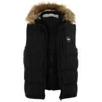 Soulcal Мъжка Грейка 2 Zip Gilet Mens Black Мъжки грейки