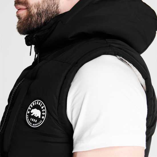 Soulcal Мъжка Грейка 2 Zip Gilet Mens Черно Мъжки якета и палта