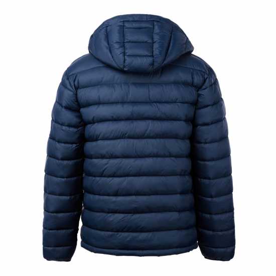 Мъжки якета и палта Soulcal Мъжко Яке С Качулка Micro Bubble Hooded Jacket Mens Navy Soulcal Мъжко Яке С Качулка Micro Bubble Hooded Jacket Mens Navy Мъжки якета и палта