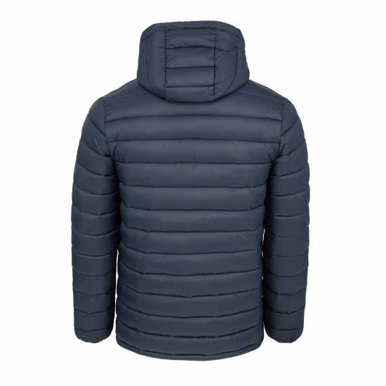 Мъжки якета и палта Soulcal Мъжко Яке С Качулка Micro Bubble Hooded Jacket Mens Navy Soulcal Мъжко Яке С Качулка Micro Bubble Hooded Jacket Mens Navy Мъжки якета и палта