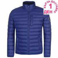 Soulcal Мъжко Пухено Яке Micro Bubble Jacket Mens Blue Мъжки якета и палта