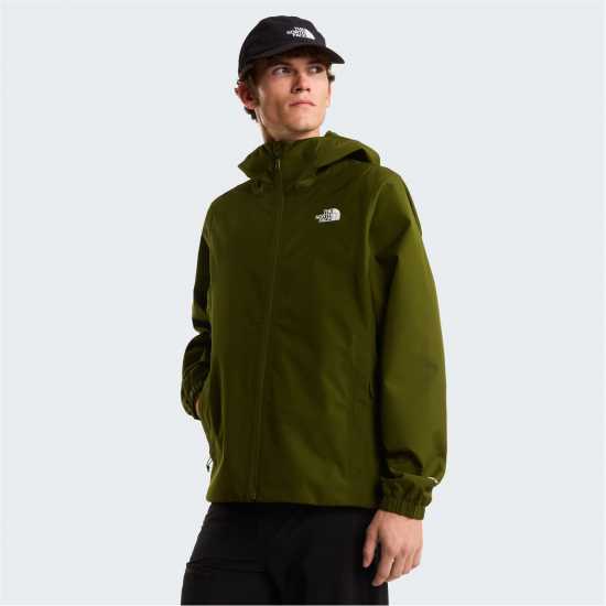 The North Face Непромокаемо Яке Mens Quest Dryvent Windproof Waterproof Jacket woodland green 