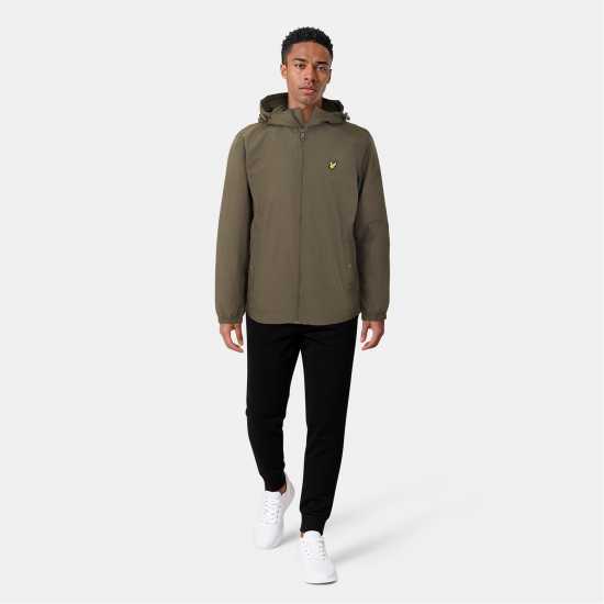 Lyle And Scott Мъжко Яке Zip Through Jacket Mens Олива W485 Lyle And Scott Мъжко Яке Zip Through Jacket Mens Олива W485