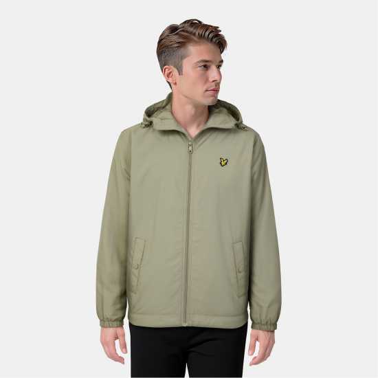 Lyle And Scott Мъжко Яке Zip Through Jacket Mens Сейдж Униф X309 