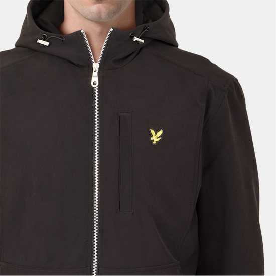 Lyle And Scott Софтшел Яке Soft Shell Jacket Черно небесно Z865 