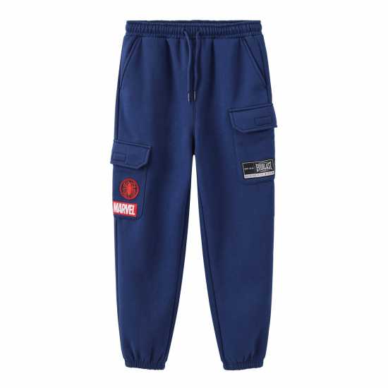 Детско Спортно Долнище Everlast Spiderman Jogging Bottoms Juniors Синьо Детски долнища на анцуг