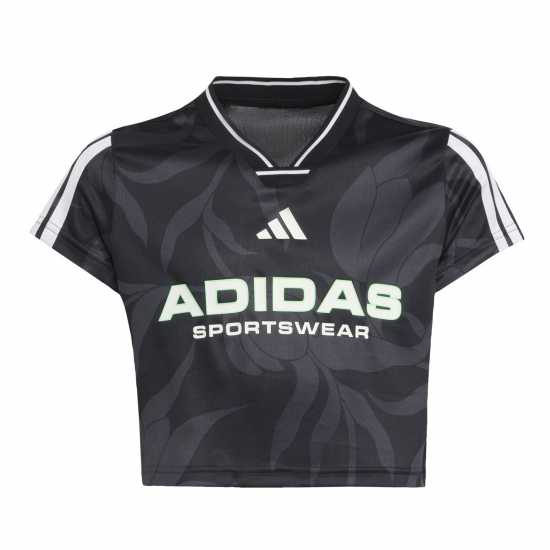 Детски тениски и фланелки Adidas House Of Tiro Colors Of Football Crop T-Shirt Juniors Black/White Adidas House Of Tiro Colors Of Football Crop T-Shirt Juniors Black/White Детски тениски и фланелки