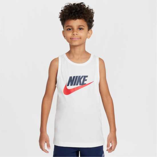 Nike Nsw Tank Tee Jn53 Бяло/Червено Детски потници