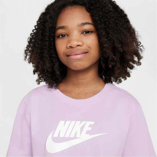 Nike Crop Futura Jn53 Розово Детски тениски и фланелки