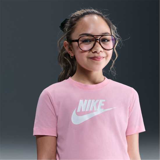 Nike Crop Futura Jn53 Pink Детски тениски и фланелки