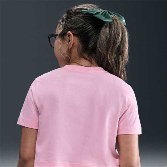 Nike Crop Futura Jn53 Pink Детски тениски и фланелки