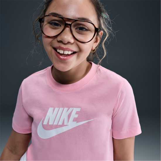 Nike Crop Futura Jn53 Pink Детски тениски и фланелки
