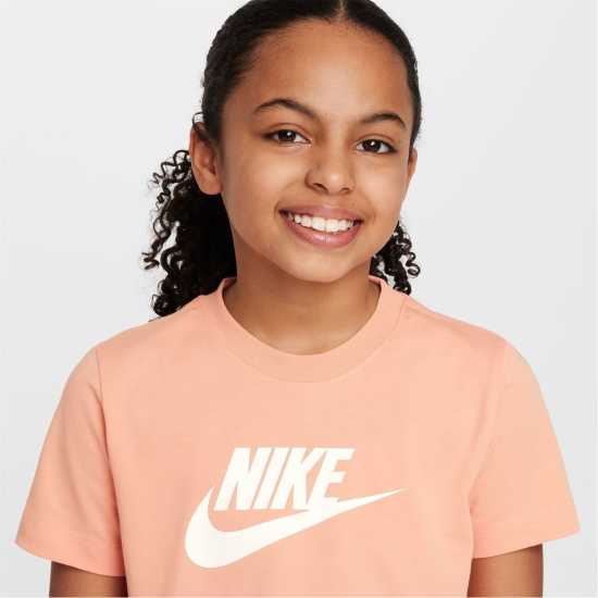 Nike Crop Futura Jn53 Абрикосов агат Детски тениски и фланелки
