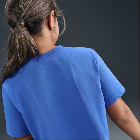 Nike Crop Futura Jn53 Blue Детски тениски и фланелки