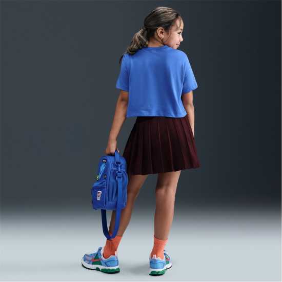 Nike Crop Futura Jn53 Blue Детски тениски и фланелки