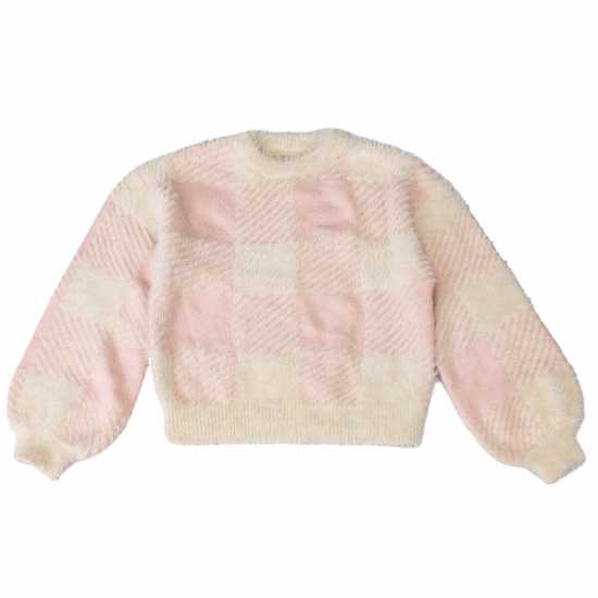 Firetrap Check Jumper Junior Girls  Детски плетени пуловери и жилетки