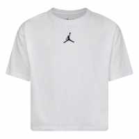 Air Jordan Jordan Jumpman Cropped T-Shirt Junior Girls White/Blk SL Детски тениски и фланелки
