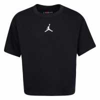 Air Jordan Jordan Jumpman Cropped T-Shirt Junior Girls Black/White SL Детски тениски и фланелки