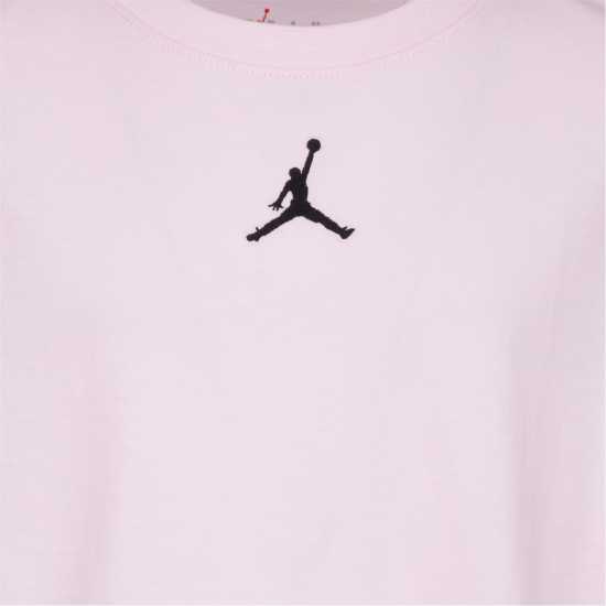 Детски тениски и фланелки Nike Air Jordan Jordan Jumpman Cropped T-Shirt Junior Girls Розово/Черно SL Nike Air Jordan Jordan Jumpman Cropped T-Shirt Junior Girls Розово/Черно SL Детски тениски и фланелки