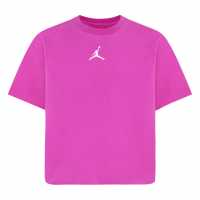 Air Jordan Jordan Jumpman Cropped T-Shirt Junior Girls Laser Fuschia Детски тениски и фланелки