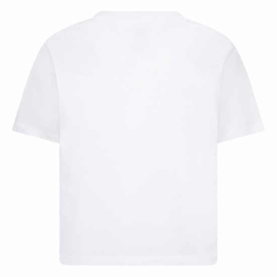 Детски тениски и фланелки Nike Air Jordan Jordan Jumpman Cropped T-Shirt Junior Girls Бяло/Черно SL Nike Air Jordan Jordan Jumpman Cropped T-Shirt Junior Girls Бяло/Черно SL Детски тениски и фланелки