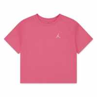 Nike Air Jordan Jordan Jumpman Cropped T-Shirt Junior Girls Розово Детски тениски и фланелки