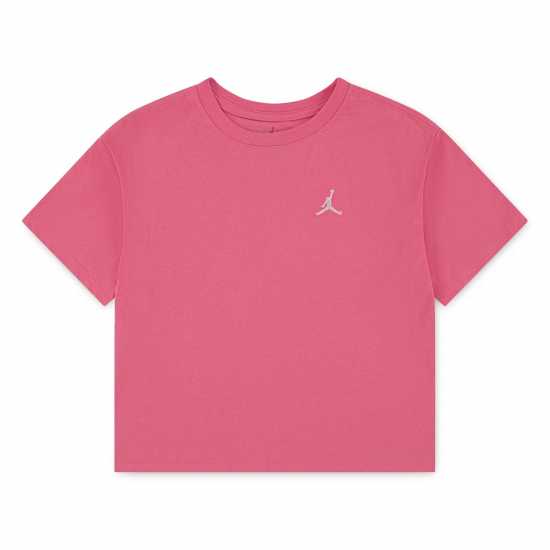 Детски тениски и фланелки Nike Air Jordan Jordan Jumpman Cropped T-Shirt Junior Girls Розово Nike Air Jordan Jordan Jumpman Cropped T-Shirt Junior Girls Розово Детски тениски и фланелки