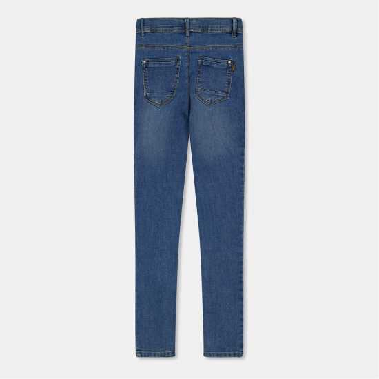 Вталени Дънки Name It Skinny Jeans Синьо 