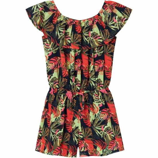 Name It Short-Sleeve Playsuit Синьо 