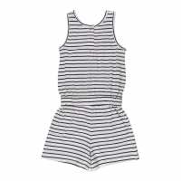 Lilly and Sid Navy Stripe Playsuit Lilly And Sid Navy Stripe Playsuit