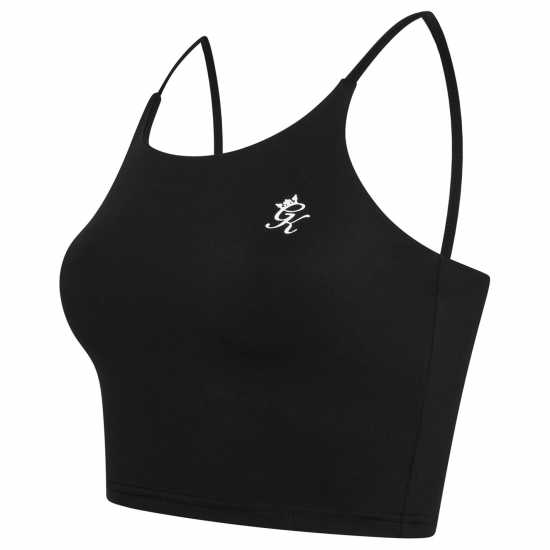 Gym King Long Line Vest Black 