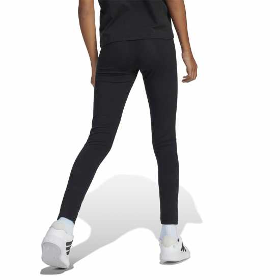 Adidas Клин Малки Момичета Essentials Linear Tights Junior Girls Черно/Бяло Детски клинове