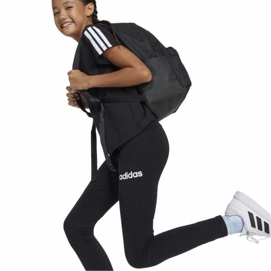Adidas Клин Малки Момичета Essentials Linear Tights Junior Girls Черно/Бяло Детски клинове