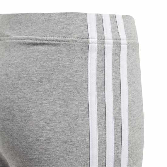 Adidas Girls Essentials 3-Stripes Leggings Med Grey Атлетика
