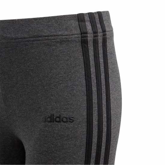 Adidas Girls Essentials 3-Stripes Leggings Dark Grey Атлетика