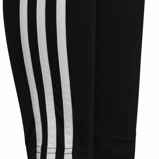 Adidas Girls Essentials 3-Stripes Leggings Blk Train Tgt Детски клинове