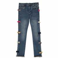 Billieblush Bow Jeans  Детски дънки