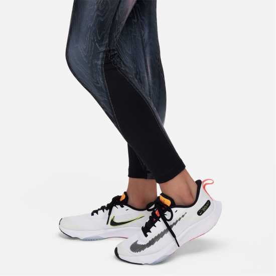 Nike Pro Warm Icon Clash Big Kids' (Girls') Printed Leggings  Детски клинове