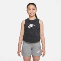 Nike Nsw Jersey Tank Top Junior Girls Black/White Детски потници