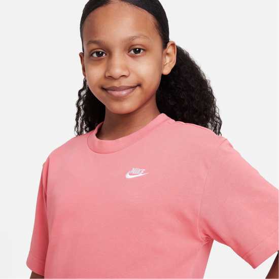 Nike Детска Рокля Sportswear T-Shirt Dress Junior Girls Oxygen Purple Детски поли и рокли