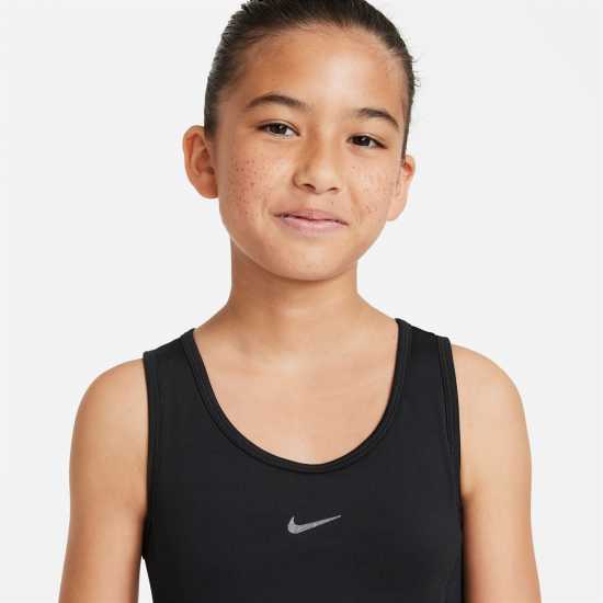 Nike Yoga Dri-FIT Big Kids' (Girls') Tank Black Детски потници