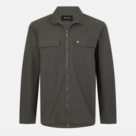Lyle And Scott Cotton Overshirt Гънметал W635 