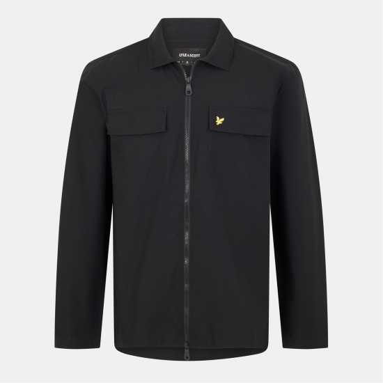 Lyle And Scott Cotton Overshirt Черен Z865 