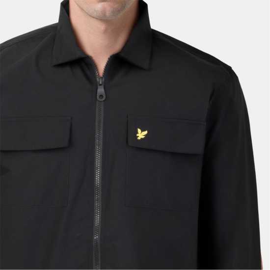 Lyle And Scott Cotton Overshirt Черен Z865 